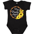 thumbnail image 3 of Inktastic My Nana Loves Me with Sunflower Wreath Boys or Girls Baby Bodysuit, 3 of 5