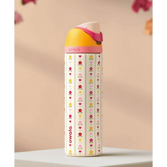 Owala Stainless Steel Water Bottle COLOR DROP Flower Crown Yellow - 32 OZ