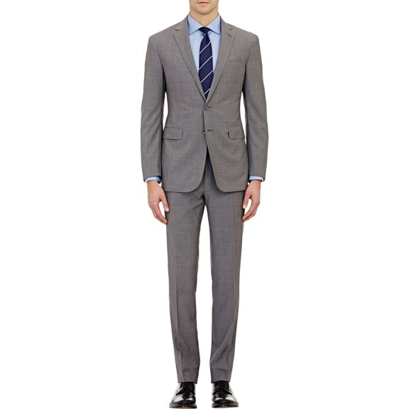 Vestimenta Mens Wool Slim Fit 2pc Suit 44 Regular Gray Pants 37 Waist - NWT $995