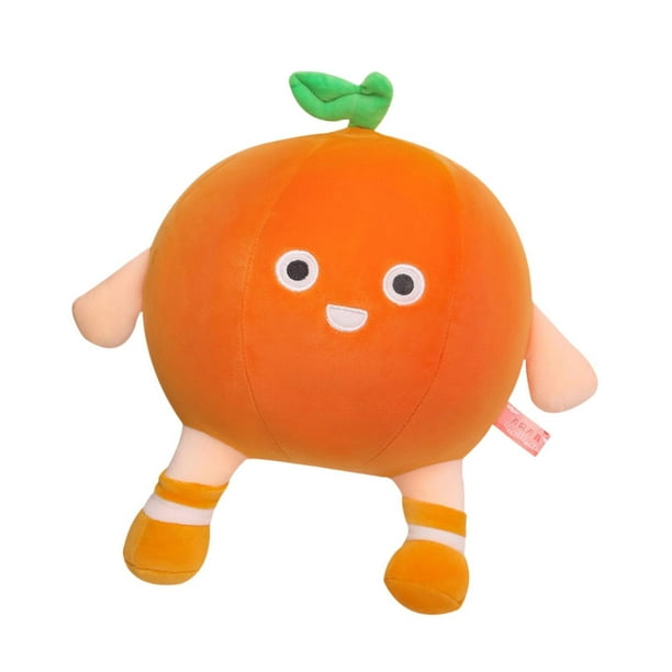 Muñeco de fruta de peluche Strade Fareast Limited cojín naranja regalo creativo suave abrazable
