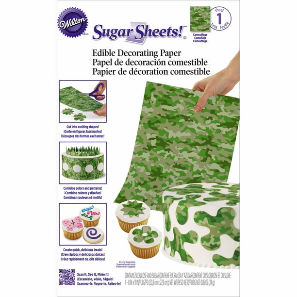 Sugar Sheet, 8" x 11", 1/Pkg