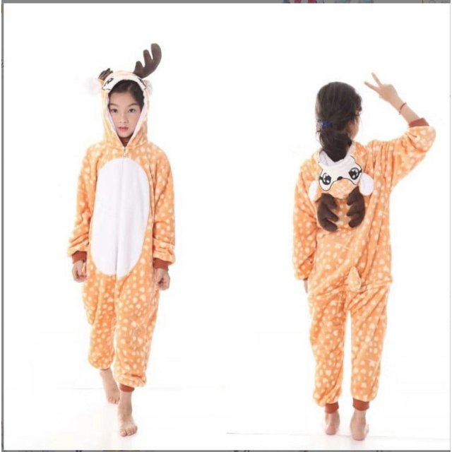 Ropa para padres e hijos, pijamas siameses de dibujos animados para bebés, ropa de escalada de franela de invierno para niños, ropa para el hogar