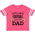 thumbnail image 3 of Inktastic Watching Football with My Dad Boys or Girls Toddler T-Shirt, 3 of 5