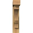 thumbnail image 2 of Ekena Millwork 5 1/2"W x 26"D x 26"H Balboa Block Smooth Bracket w/ Offset Brace, Western Red Cedar, 2 of 25