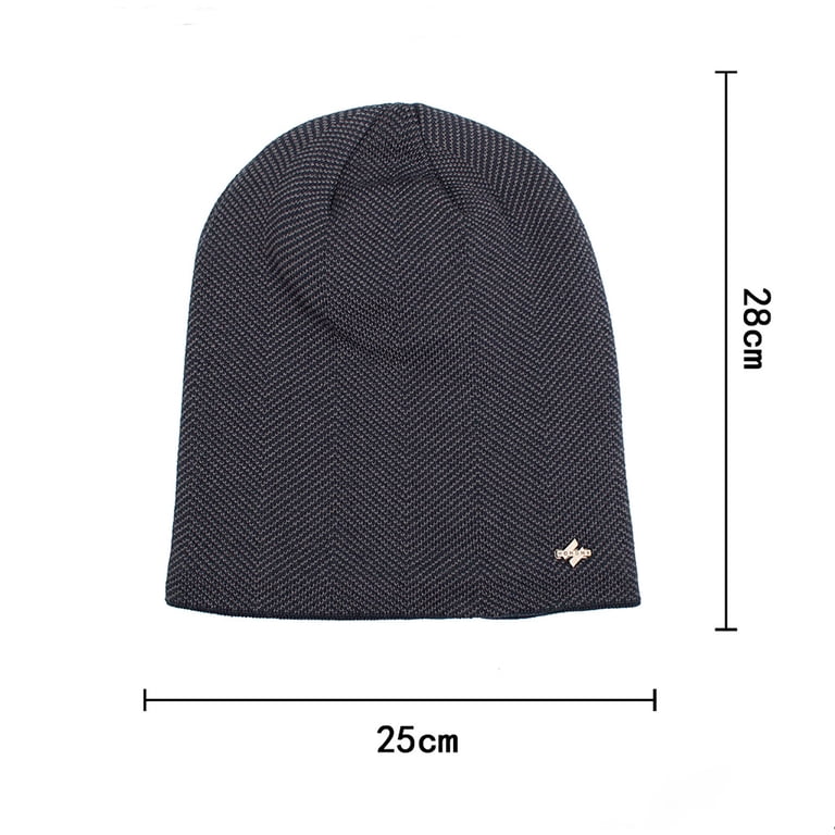 Penkiiy Mens Winter Beanie Hat Warm Fleece Lined Skull Cap  display picture 1