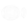 thumbnail image 2 of GUOOL Clear Quilt Circle Template Round Acrylic Mosaic Tool Reusable Quilting Template 8inch, 2 of 9