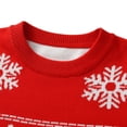 thumbnail image 5 of Baywell Toddler Boy Girl Christmas  Knit Pullover Sweater Tops Long Sleeve Round Neck Sweater Reindeer Elk Dinosaur Sweatshirts Tops For Kids Girls And Boys 3-8 Years, 5 of 9