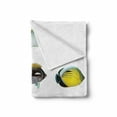 thumbnail image 2 of Fish Soft Flannel Fleece Throw Blanket, Egyptian Fauna Bannerfish Goldfish Parrotfish Wildlife Nature Red Sea Theme Image, Cozy Plush for Indoor and Outdoor Use, 50" x 70", Multicolor, by Ambesonne, 2 of 6