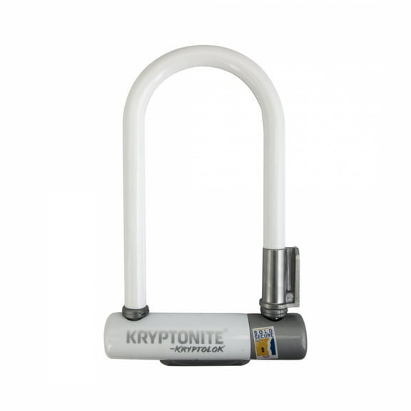 Kryptonite Krypto Series 2 Mini-7 U-Lock 3.25 x 7" White