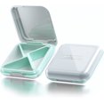 thumbnail image 1 of Small Pill Box, Travel Pill Case - Portable Pill Holder, Pill Container for Purse, Waterproof Medicine Organizer, Compact Vitamin Case, White, 1 of 5