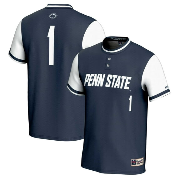 Unisex GameDay Greats #1 Navy Penn State Nittany Lions Lightweight Softball Jersey