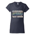 thumbnail image 2 of Wild Bobby Ford Shelby GT350 Retro Colorshift Women Standard V-Neck Tee, 2 of 6