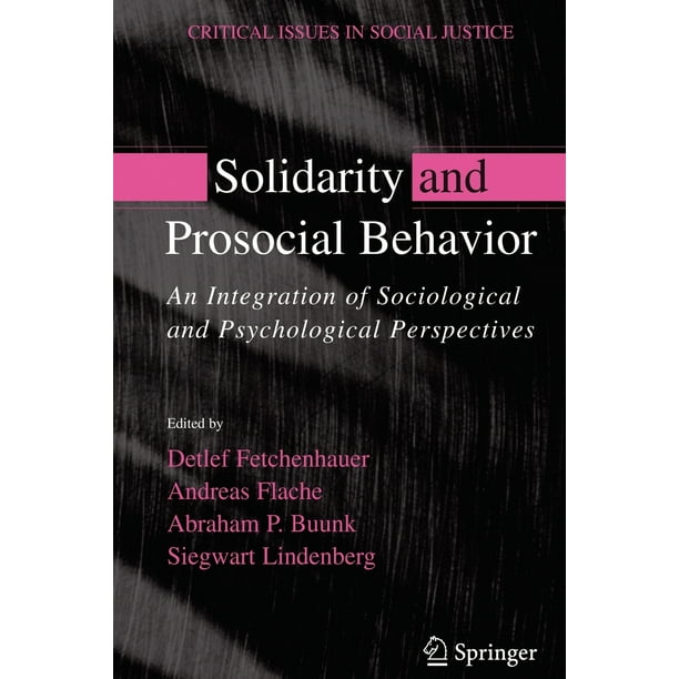 Critical Issues in Social Justice Solidarity and Prosocial Behavior
