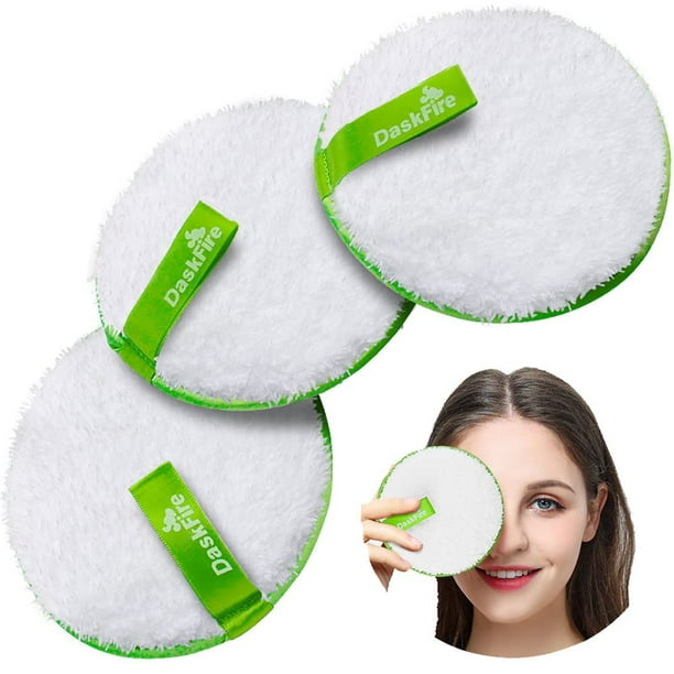 Almohadillas desmaquillantes reutilizables, paño de limpieza facial DaskFire
