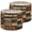 Color 2, variant on Hunting Linen Drum Cabin Lampshades Deer Farmhouse Leaf Plaid Brown Bear Pinecone 13"x13"x10" Light Shade for Table Lamps Floor Lamp Shades Cabin Lampshade Replacement Assembly Required
