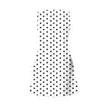 thumbnail image 7 of Odbmxy Sleeveless Womens Mini Dress Sundress V-Neck Woman Dresses Plus Size Holiday Pockets Tank Polka Dots Loose Dresses,White L, 7 of 7