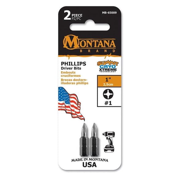 Montana Brand MB-65044 1 in. Star No.25 Driver Bits 10 Pack
