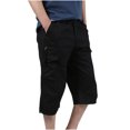 thumbnail image 4 of Edvintorg Men's Cargo Shorts Summer Workwear Outdoor Classic Shorts Slim Fit Multi Pocket Zipper Straight Tube Casual Plus Size Cropped Pants, 4 of 4