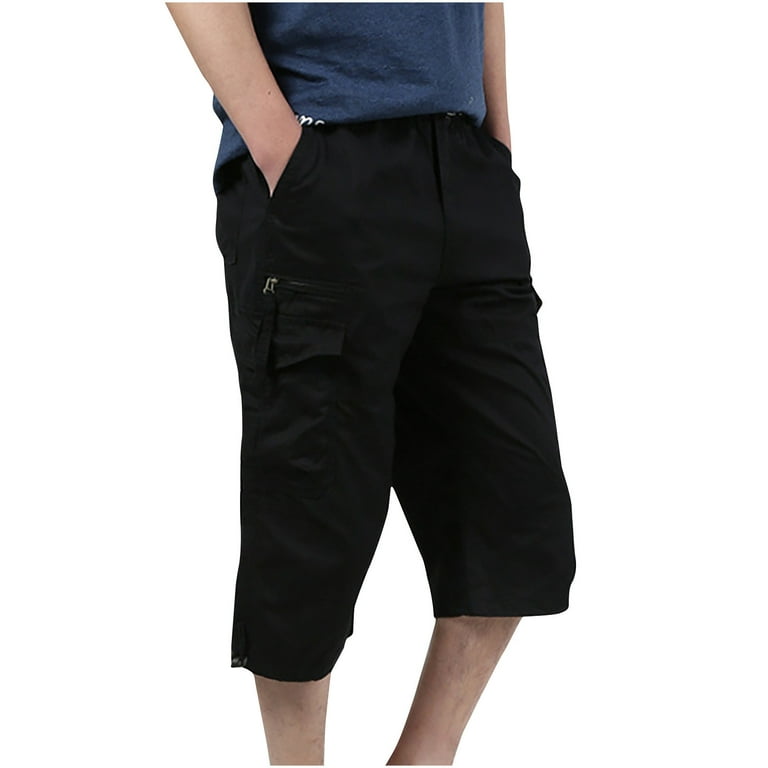 Men's Hiking Cargo Shorts Stretch Quick Dry Outdoor Tactical Shorts for Men  with Multi Pocket for Fishing Casual Clearance Sale Navy XL