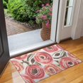thumbnail image 2 of Pioneer Flower Floral Print Pattern Door Rugs,Washable Non Slip Door Mats Indoor,Decorative Door Mats,Entry Mat Indoor for Entrance,Bedroom,Kitchen,Bathroom,17"x30", 2 of 6