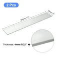 thumbnail image 2 of Unique Bargains Square Aluminum Flat Bar, 2 Pack 5/32' Thickness 2' Width 12' Length, 2 of 5