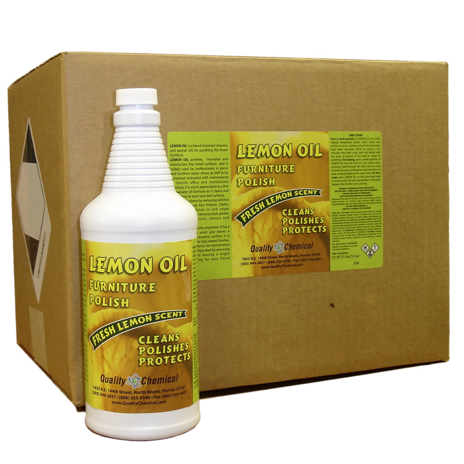 Lemon Oil Furniture Polish Lemon oils, waxes,moisturizers 12 quart