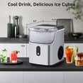 thumbnail image 6 of Aoile 35Lbs/24H Chewable Nugget Ice Maker Countertop, Self-Cleaning Compact Ice Machine with Ice Scoop, 6 of 8
