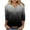 Black, variant on 3/4 Length Sleeve Womens Tops Plus Size Gradient V Neck Button Tshirt Dressy Casual Loose Tunic Tops (Black,S)