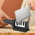 thumbnail image 3 of Knife Sharpener Handheld Sharpening Stone Portable 3/4 Stage Kitchen Accessories, 3 of 6