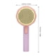 thumbnail image 3 of Pet Pumpkin Brush Shedding Grooming Self Cleaning Trimming Cat Pumpkin Brush for Home Indoor Purple, 3 of 5