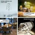 thumbnail image 4 of Efavormart Warm White Crystal Diamond Acrylic LED Color Changing Desk Lamp, USB Rechargeable Night Light, Decorative Light, Touch Operated - 10" Tall, 4 of 11