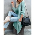 thumbnail image 4 of Sherrylily Women Cardigan Long Batwing Sleeve Open Front Knit Sweater Chunky Waffle Coat, 4 of 5