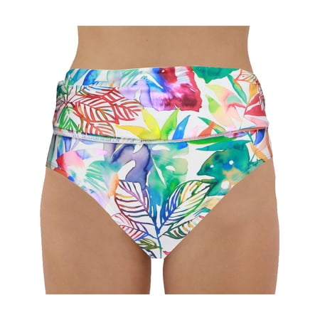Lauren Ralph Lauren Womens Tropcar Printed Banded Swim Bottom Separates