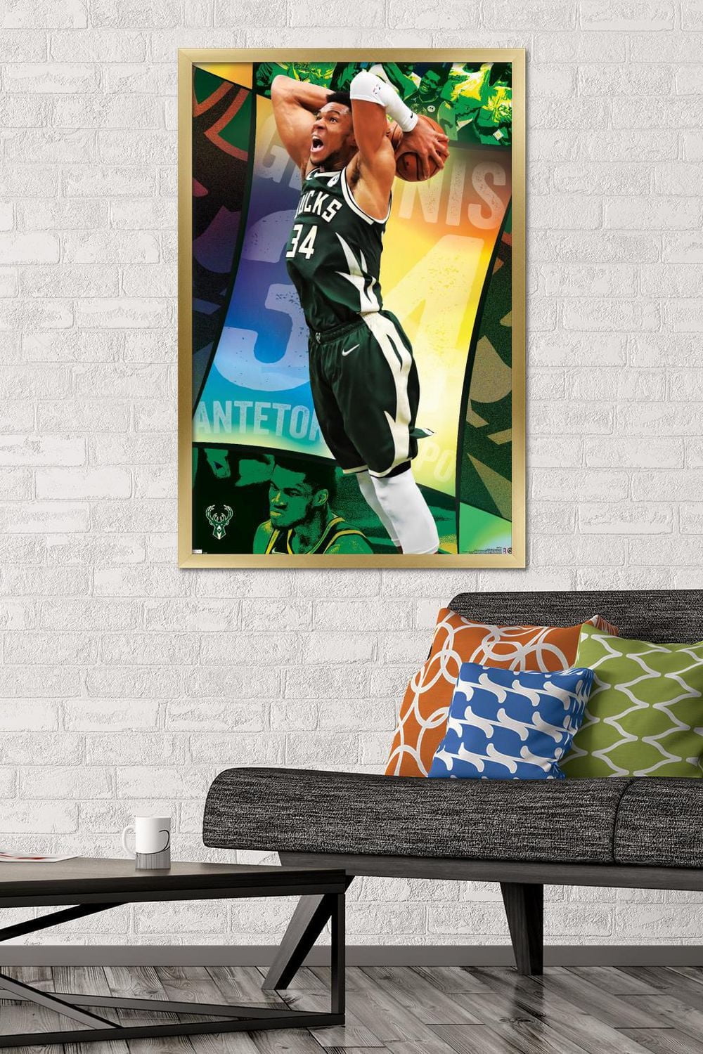 NBA Milwaukee Bucks - Giannis Antetokounmpo 21 Wall Poster