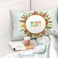 thumbnail image 6 of Kll World Travel3 Pillow Covers Envelope Closure,Super Soft And Cozy Fuzzy Fleece Pillow Case Cover 14"X20", 6 of 8