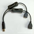 thumbnail image 6 of USB A to Two USB Female Extension Cable for Power and Data Transmission, 6 of 8