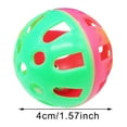 thumbnail image 3 of 18 Pieces Plastic Cat Toy With Inside Toys Lattice Jingle Cat Pounce Rattle For Cat Exercise And Play Indoor, 3 of 6
