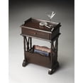 thumbnail image 2 of Home Square Table Martini en Noir Frotté - Ensemble de 2, 2 of 2