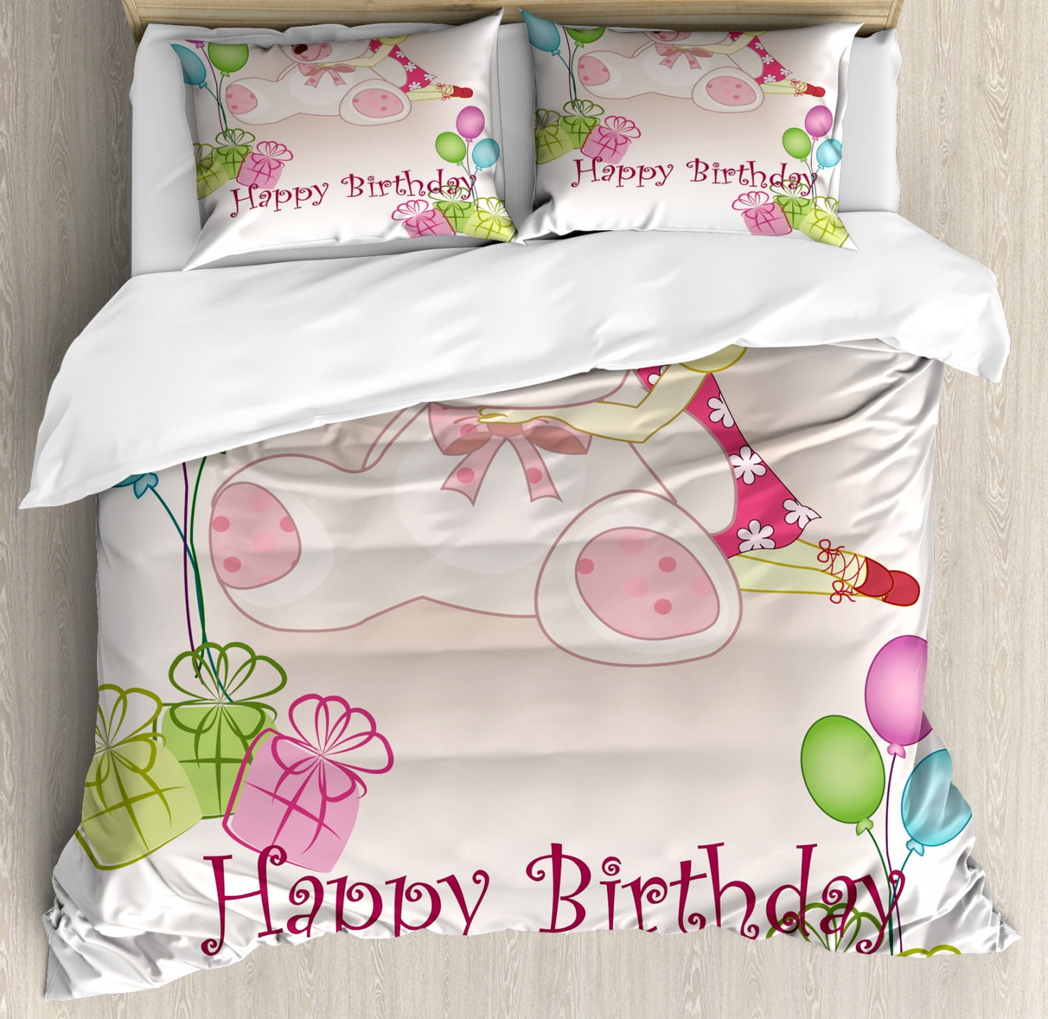 bed cover teddy bear