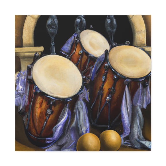 "Bongos in Baroque Style" - Canvas