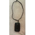 thumbnail image 5 of Around the Neck or Shoulder Cross body Black Leather Case with Safety Lanyard Compatible with TCL Flip 4 flip phone, 5 of 5