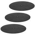 thumbnail image 1 of COMPUKAS 3Pcs Silicone Turntable Pad Anti Static Vinyl Record Player Mat Black Protective, 1 of 8