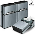 thumbnail image 1 of Cigarette Case, 3 Pieces Metal Cigarette Box With Magnetic Closure, Aluminum Cigarette Case, Reinforced Plastic Housing & Snap-In Function, 1 of 6