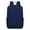 Dark Blue, variant on Solid Color Lightweight Canvas Backpack Comfort Support Shoulder Strap Bag For Daily Travel Day Trip Portable Storage Backpack