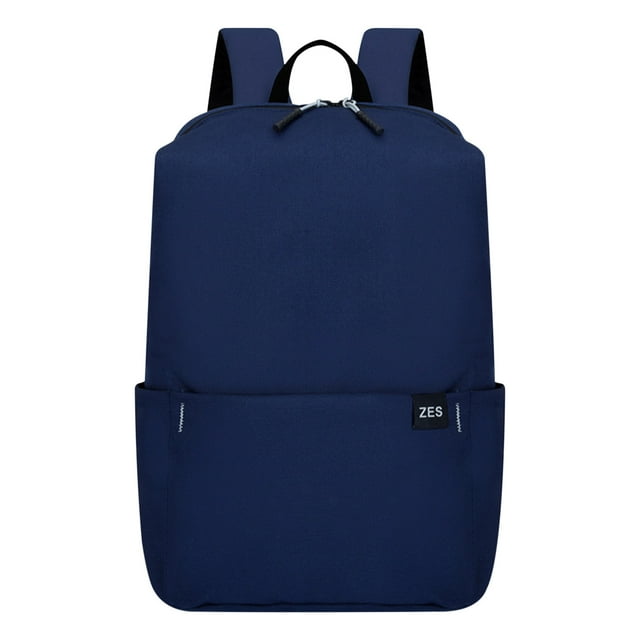 Fiudx Mini Mochila, Diseño de Color Liso, Ligera y Fácil de Limpiar, Cierre de Cremallera, Ideal para Preescolar y Guardería, Cómodas Correas de Hombro, Tamaño 38 X 25 X 13 Cm.
