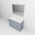 thumbnail image 6 of Lexora Home Dukes 48" Carrara Marble Top Single Vanity in Dark Gray, 6 of 10