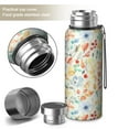 thumbnail image 2 of 20 Oz Pioneer Flower Coffee Tumbler Double Wall Insulated Stainless Steel Water Bottle | Metal Reusable Thermoses Flask with Cup Cap | Leak & Sweat Proof with Anti-Dust Lid, 2 of 7