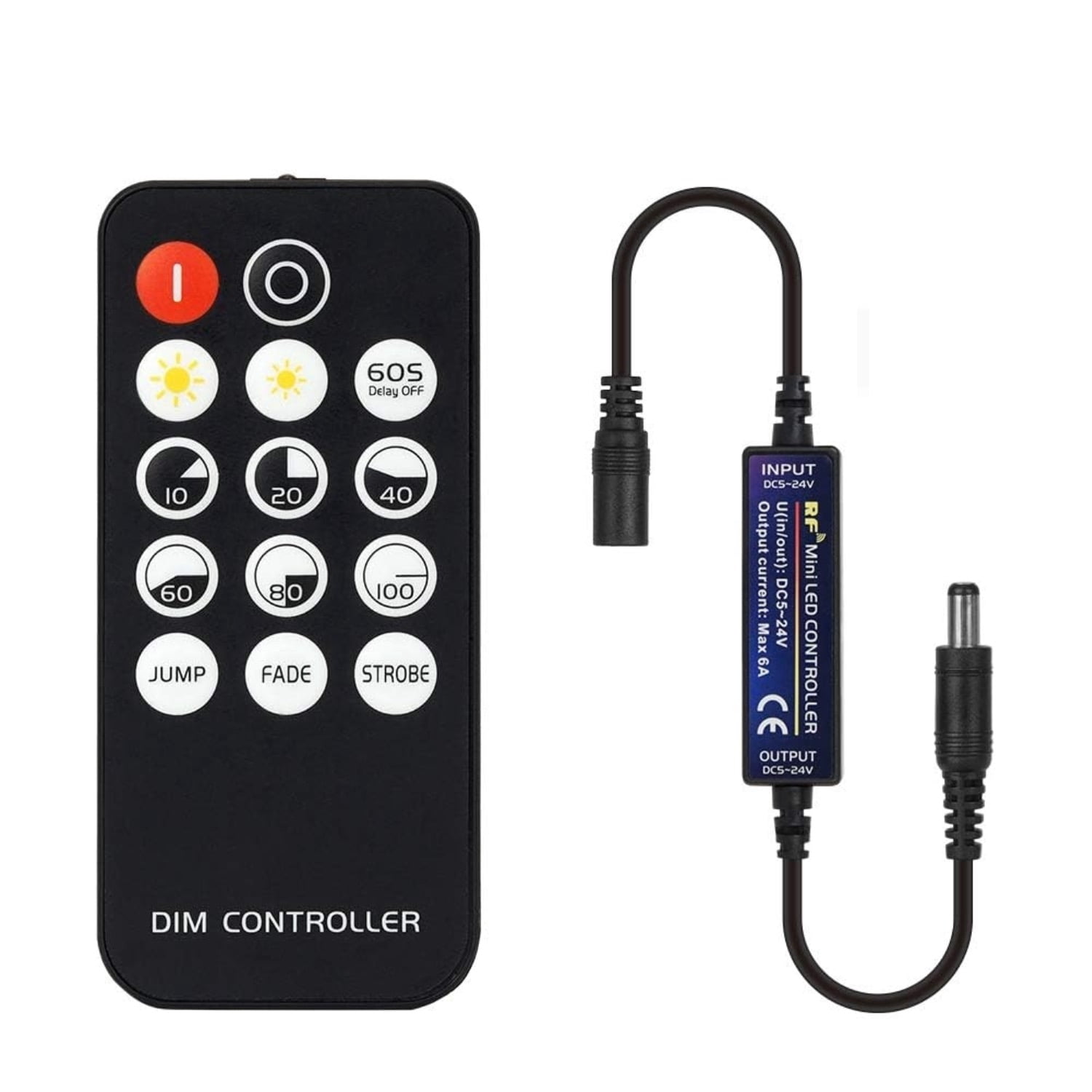 16.4 ft LED Strip Lights with Remote Control, Flexible Tape Light, IP65 Waterproof Lighting Kit, 3000K Warm White