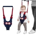 thumbnail image 3 of Andador para bebés, de mano para niños pequeños Arnés para caminar Ayudante Asistente Cinturón protector Actividad para niños Andador Ajustable De pie Aprendizaje para caminar (Azul), 3 of 4