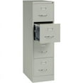 thumbnail image 2 of Pemberly Row 25" Deep Metal 4 Drawer Letter File Cabinet in Light Gray, 2 of 7